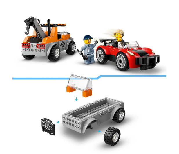 LEGO CITY 60435 Samochód pomocy drogowej i naprawa sportowego auta - 1248580 - zdjęcie 3